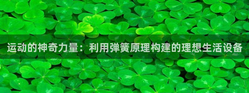 fb体育集团简介：运动的神奇力量：利用弹簧原理构建的理想生活